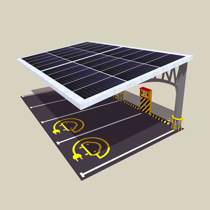Customized Angle Solar Panel Racking System For Metal Carport
