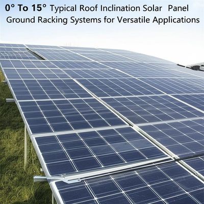 Goede prijs. 0° To 15° Typical Roof Inclination Solar Panel Ground Racking Systems for Versatile Applications online