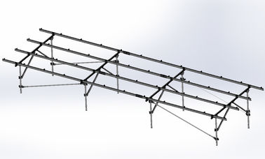 Goede prijs. Van de Grond de Opzettende Systemen van het staalzonnepaneel Lading van de de Steun Photovoltaic 1.4KN/m2 Maximum Sneeuw online