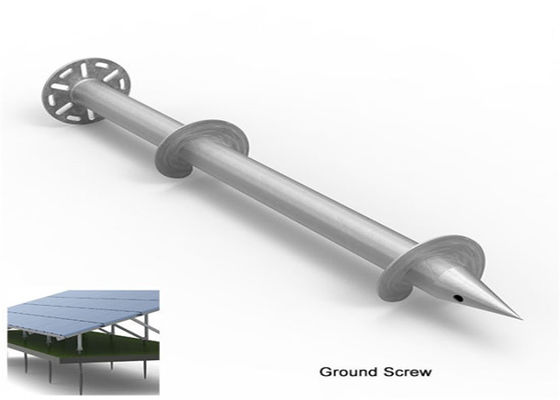 Goede prijs. De de Grondschroef van de staalstichting stapelt Zonneseries PV Rekkend op Grond opzet online
