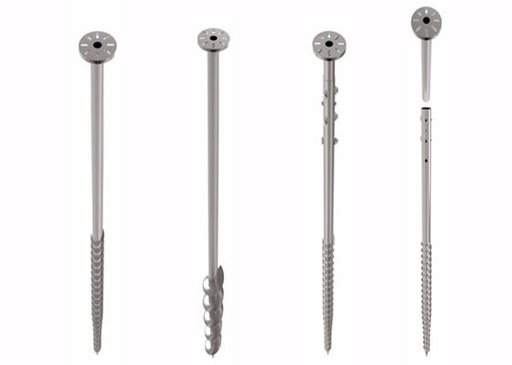 Goede prijs. Snel de Stapelszilver van de Installatie Spiraalvormige Schroef voor het Hoge rendement van de Zonne-energieinstallatie online