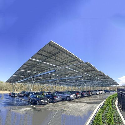 Goede prijs. Het Hete Gegalvaniseerde Staal Zonnepv Carport van 10KW 30KW online