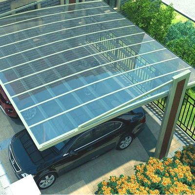 Goede prijs. Breedte 2.5~3m Dikte 15mm Enige Multi Zonne Photovoltaic Carport online