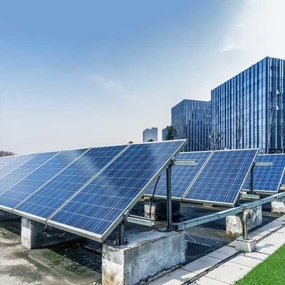 Goede prijs. 20deg het overhellen van het Vlakke Concrete Opzettende Systeem ISO14001 van het Dak Zonnerek online