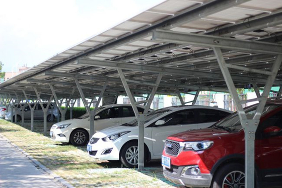 Goede prijs. On/Off van het Zonnepaneelcarport van het NetKoolstofstaal Opzettende Structuur online