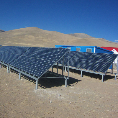 Goede prijs. Hot Dip gegalvaniseerd grond zonne-installatie bracket High Power Output online