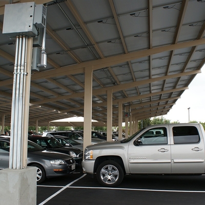 Goede prijs. Carportgrond Opgezette Pv Systemen Hete Onderdompeling die Geanodiseerde zonnestructuur galvaniseren online