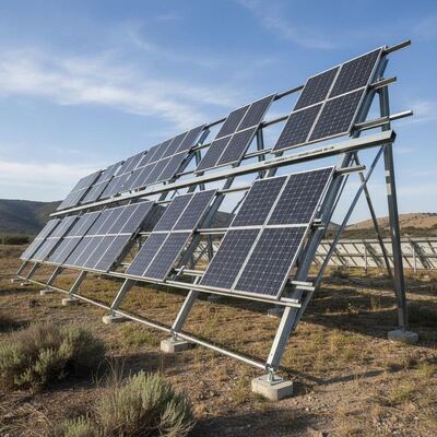 Goede prijs. Landschaps- of portretmodule oriëntatie zonnepanelen grondmontage systemen met grondvrijheid tot 1,2 m en hoogtevrijheid 8 tot 15 voet Typisch online