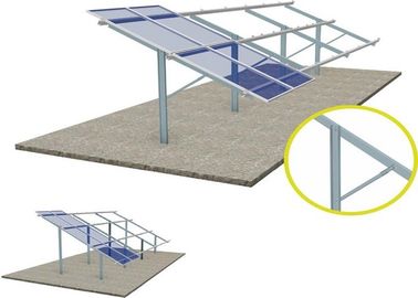 Goede prijs. De zilveren van de de Systemensteun van de Zonnepaneelgrond Opzettende van de Structuur Photovoltaic Stents Hoge Stabiliteit online