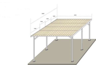 Goede prijs. PV Structuren van Carport van de Garageluifel de Zonne, Geanodiseerde Gegalvaniseerde Rekken Zonneparkeerplaats online