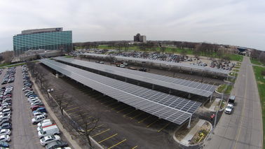Goede prijs. Van het het Staalkader van Carport Zonnestelsels Gegalvaniseerde het Aluminiumsporen met hoge weerstand online