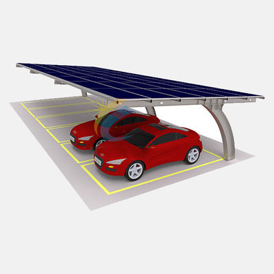 Goede prijs. On/Off Zonnestelsels van Net Openluchtcarport maken Photovoltaic Comité Hoge Stabiliteit Gegalvaniseerde Zonnerek van het Autoparkeren waterdicht online