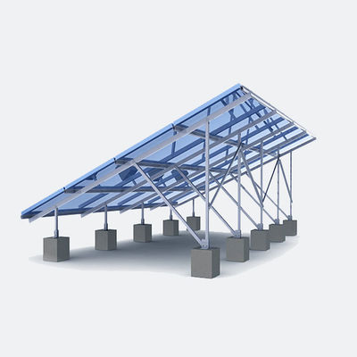 Goede prijs. Van de Grond Opzettende Systemen van het Framelesszonnepaneel het Nutsschaal 50 mw Vast Schuine stand Geanodiseerd Aluminium online
