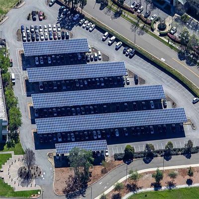 Goede prijs. Framelesscomité Open Grond Q345 die 6063 PV Systemen voor Carport opzetten online