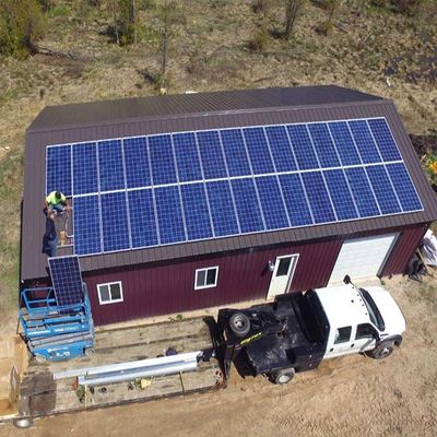 Goede prijs. Aangepaste van het het Landschapsaluminium van het Hoek275w 285w Portret van het de Legeringszonnepaneel het Dak Opzettende Systemen online