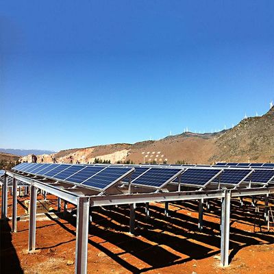 Goede prijs. 130mph de ontworpen/van de het Zonnepaneelgrond van Frameless Flexibele Geanodiseerde Opzettende Systemen online