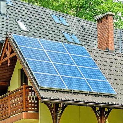 Goede prijs. Het huisgebruik op net10kw Geanodiseerd Dak zet het Systeem van de Zonnemachtsenergie op online