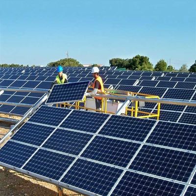 Goede prijs. Hot Dip Galvanizing & Anodized PV Ground Support Systems 10-60 Degrees online