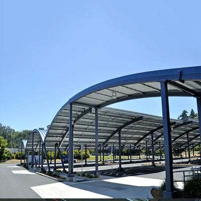 Goede prijs. 0-60 PV Zonnecarport van het Graad Heet Gegalvaniseerd Staal Opzettend Systeem online