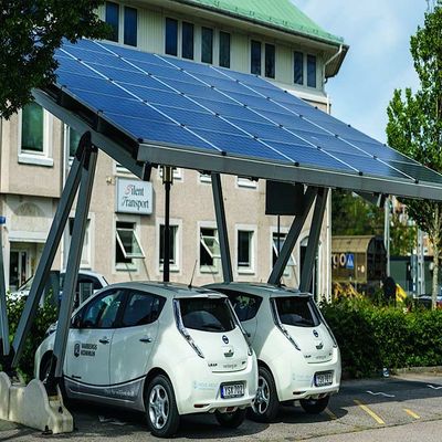 Goede prijs. Zonnestelsels van het Aluminiumcarport van 5deg 10deg de 15deg Geanodiseerde voor Landschap online