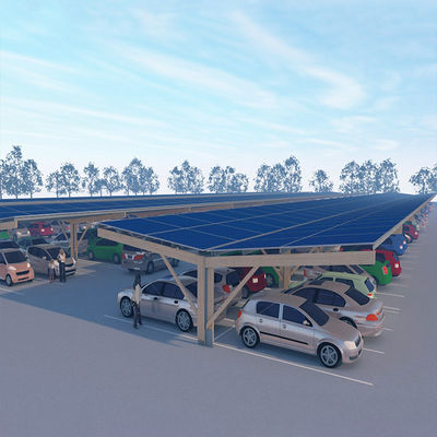 Goede prijs. De corrosiebestendige Geanodiseerde Zonneparkeerplaats structureert Sneeuwlading 30psf online