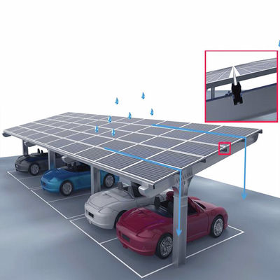 Goede prijs. Waterdicht Gegalvaniseerd Grond Opzettend Systeem voor Zonneautoloods online