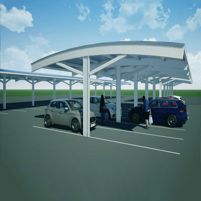 Goede prijs. 15deg het overhellen van BIPV-Zonnepaneel het Rekken Systemen voor Carport online