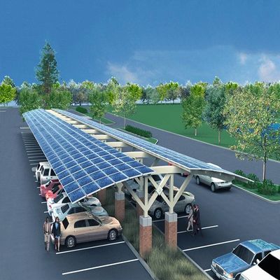 Goede prijs. Zonneparkeerplaats Geanodiseerd Aluminium PV die Structuren opzetten online