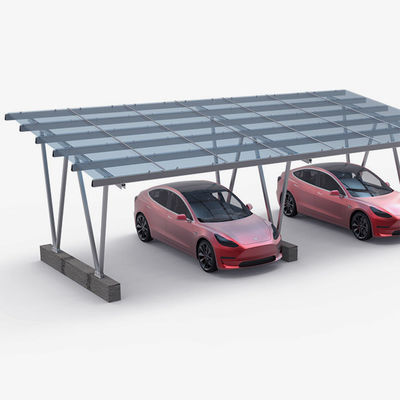 Goede prijs. De lichtgewicht Gegalvaniseerde Zonneparkeerplaats van de Staalstructuur online