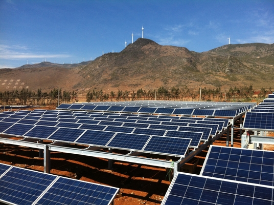 Gegalvaniseerde Q345B Q235B op off-grid Zonnepaneelmontagesystemen PV-montagestructuur op zonne-energie
