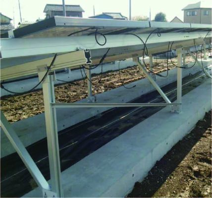 Photovoltaic van de c-Staal Opzettende de Systemen Industriële zonnesteun Zonnepaneelgrond - steun